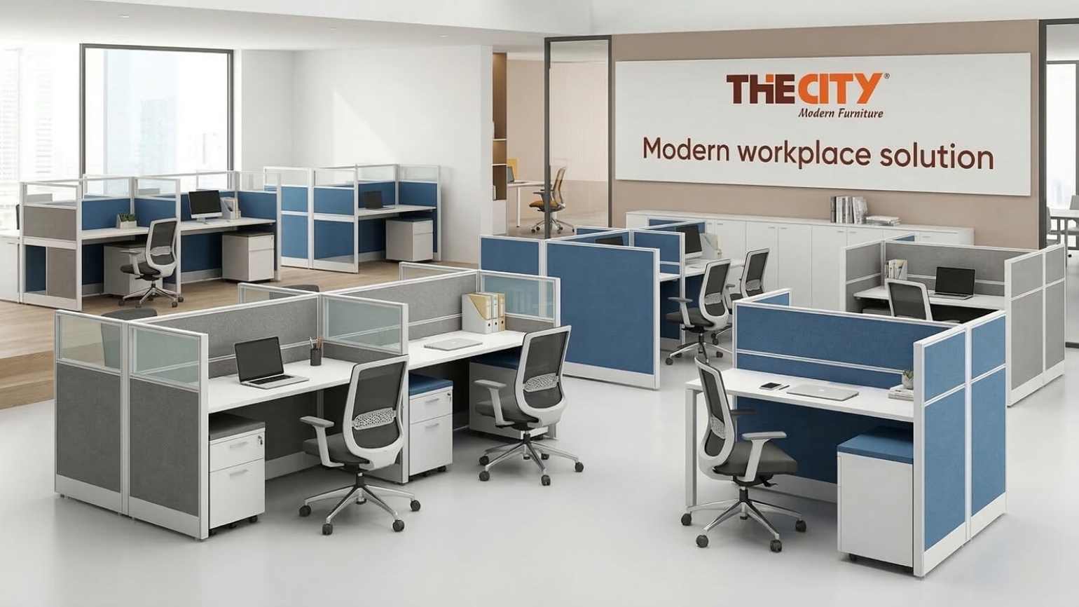 Cụm Bàn Làm Việc Có Vách Ngăn: Cân Bằng Giữa Riêng Tư Và Tính Kết Nối